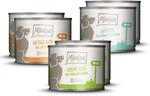 MjAMjAM - Premium Nassfutter f&uuml;r Hunde - Mixpaket I - Huhn & Ente, Rind, Pute, 6er