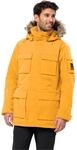 Jack Wolfskin Herren Glacier Canyon Parka, Mustard, S EU