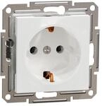 Schneider Electric Asfora Schuko-Steckdose, Unterputz, Schraubklemmen, 16A,