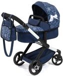 Bayer Design 17073AB Puppenwagen Xeo mit Tasche, h&ouml;henverstellbarer Griff,