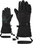 Ziener Damen KALICE Ski-Handschuhe/Wintersport | wasserdicht, Lange Stulpe, Black,