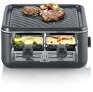 SEVERIN Mini Raclette-Grill f&uuml;r 4 Personen, kleines Raclette mit