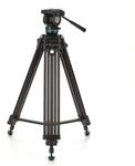 Benro Videostativ mit Kopf, 6,8 kg Traglast, stufenlose Panorama-D&auml;mpfung,