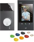BTICINO, Flex&lsquo;ONE-Set Classe 300EOS with Netatmo in Schwarz & Linea 3000 in