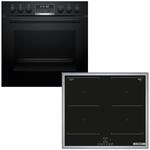 Bosch Einbauherd-Set HND677LS67, Serie 6 Einbau-Herd 60 cm mit