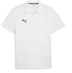 Puma Herren Teamgoal Casuals Polo, Puma White-Puma Black, S EU