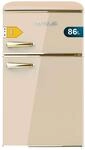 Cecotec Kleiner K&uuml;hlschrank - 2-t&uuml;riger K&uuml;hlschrank - Retro 86L Bolero CoolMarket