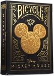 Bicycle Disney - Black & Gold Mickey Mouse, Spielkarten | F&uuml;r Poker, Skat,...