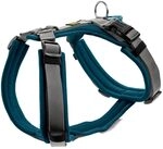Hunter Hundegeschirr Maldon UP, Farbe: Petrol/grau, weich gepolstert & komfortabel,