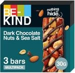 BE KIND Dark Chocolate Nuts & Sea Salt | 90g | 3er Pack