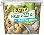 Kluth Nuss-Mix ger&ouml;stet & gesalzen 275g &ndash; Snack Becher Mischung mit Erdnusskerne,