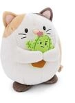 NICI MYMOCHI Kuscheltier Katze Angy 27 cm mit Kaktus, Flauschiges Stofftier zum