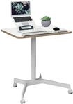 Leitz Ergo Mobiler Sitz-/Steh-Schreibtisch, H&ouml;henverstellbares & ergonomisches