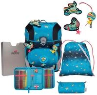 DerDieDas ErgoFlex Tiny Exklusiv LED Schulranzenset 5-teilig Rainbow Star