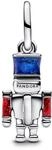 PANDORA Sterling silver Enamel Cubic Zirconia Red 793583C01 Anh&auml;nger
