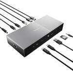 Kensington SD5000T5 EQ Thunderbolt 5 Docking Station, Triple Monitor 8K/4K, f&uuml;r