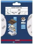 Bosch 2x EXPERT W480 Web 1/4 Handschleifblatt (f&uuml;r Hartholz, Farbe auf Holz, &Oslash;