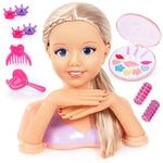 Bayer Design 90025AC Lisa Top Model Frisierkopf Schminkkopf, Puppenkopf mit