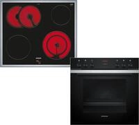 Siemens EQ211KB11, iQ300 Einbau-Herd-Set, Bestehend aus HE213BBS3 Herd, 60 x 60 cm,