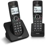 VTech ES2001 Duo Schnurloses DECT-Telefon mit 2 Mobilteilen, Anrufblock,