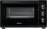 Hisense, HOM30M Elektroherd, 30 l, drei Kochstufen, bel&uuml;ftet, Drehspie&szlig;, 3...