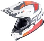 SCORPION VX-16 EVO AIR ANALOG White-Orange XXL