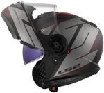 LS2, Modularer Motorradhelm STROBE II CODE Matt Black Grey, XS
