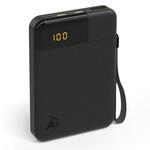 Aqiila Powerbank 5000mAh, 12W, LED-Display, 2X USB-C, 1x USB-A, tragbares Ladeger&auml;t,