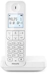 Philips D2701W Schnurloses Festnetztelefon, 11,6 cm (4,6 Zoll), vertikales Mikrofon,