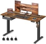 VASAGLE H&ouml;henverstellbarer Schreibtisch elektrisch, 160 x 70 cm