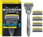 Wilkinson Sword - Hydro 5 Ultimate Rasierer f&uuml;r M&auml;nner, Rasiergriff + 5