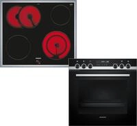 Siemens PQ521KB11, Einbau-Herd-Set, Bestehend aus HE578BBS3 Herd, 60 x 60 cm,