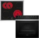 Siemens iQ300 Einbauherd Set mit Elektrokochfeld 60 x 60 cm PQ212KA10