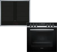 Siemens PQ521VA2ZM, Einbauherd-Set, Bestehend aus HE578GBS4 Herd, 60 x 60 cm, 3D