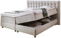 Atlantic Home Collection Boxspringbett TINA, 160x200 cm, inklusive Topper (H&auml;rtegrad