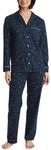 CALIDA Sweet Dreams Pyjama Damen Peacoat Blue 52-54