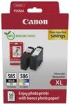 Canon PG-585XL / CL-586XL Original-Tintenpatronen, 2er-Pack (1x Schwarz, 1x...
