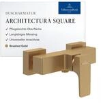 Villeroy & Boch Architectura Square Duscharmatur, Mischbatterie mit...