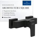 Villeroy & Boch Architectura Square Duscharmatur, Mischbatterie mit...