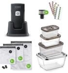 Caso Vacu OneTouch Pro Set - kabelloser Handvakuumierer mit umfangreichem Zubeh&ouml;r,