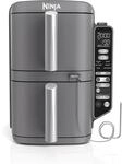 Ninja Double Stack XL Air Fryer Hei&szlig;luftfritteuse, Grau SL451EU - vertikal |...