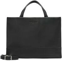 LIEBESKIND BERLIN Leder Handtasche Umh&auml;ngetasche Lou 2 Satchel Bag Black schwarz