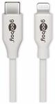Goobay 39444 Lightningkabel 0,5m / Apple Lightning auf USB C Ladekabel / High Speed