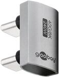 goobay USB-C Adapter 240W 40 Gbit Verl&auml;ngerung 180&deg; U-Form USB4 (Stecker auf