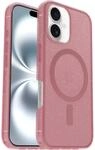 OtterBox Symmetry Clear MagSafe H&uuml;lle f&uuml;r iPhone 16, Rosa | Sto&szlig;fest und