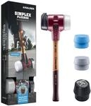 HALDER-Plusbox Starterkit, SIMPLEX-Schonhammer D80, Gummikomposition mit