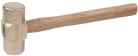 KS Tools 963.2080 BRONZEplus Minenhammer 1000 g, mit Hickorystiel