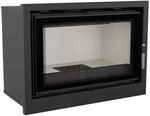 KRATKI Kamineinsatz aus Stahl KASETA 12kW &Oslash;200 BImSchV 2 EEK A schwarz