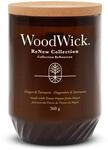 WoodWick ReNew Duftkerze mit knisterndem Docht | Gro&szlig;e Kerze in Cherry Ginger &