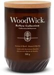 WoodWick ReNew Duftkerze mit knisterndem Docht | Gro&szlig;e Kerze in Incense & Myrrh 